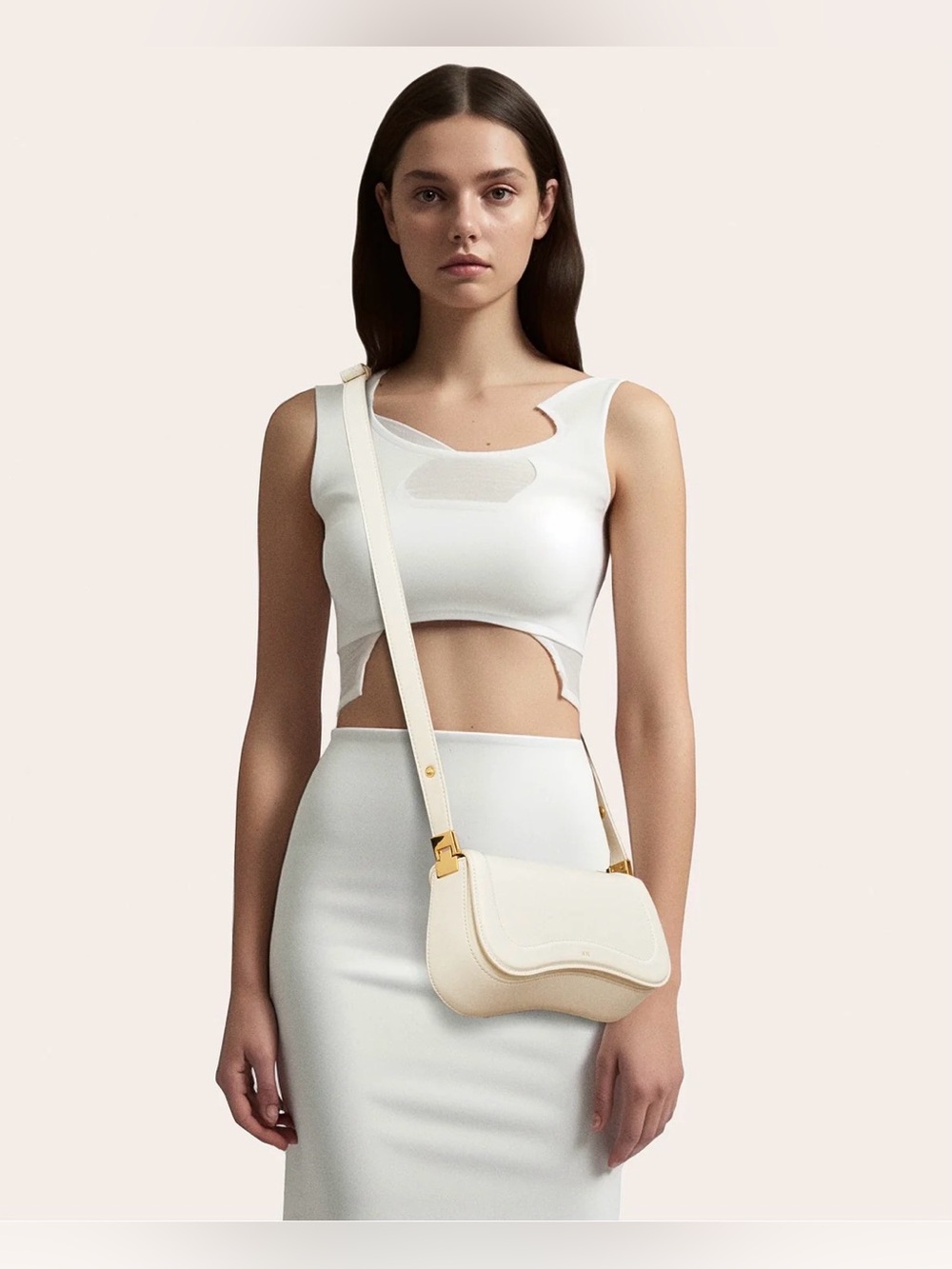 JW PEI Joy Mini Shoulder Bag. Black/Gold.